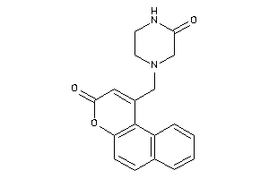 4-[(3-ketobenzo[f]chromen-1-yl)methyl]piperazin-2-one