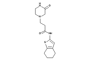 3-(3-ketopiperazino)-N-(4,5,6,7-tetrahydrobenzothiophen-2-yl)propionamide