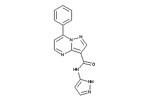 7-phenyl-N-(1H-pyrazol-5-yl)pyrazolo[1,5-a]pyrimidine-3-carboxamide