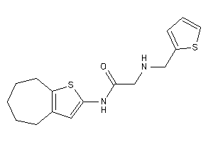 N-(5,6,7,8-tetrahydro-4H-cyclohepta[b]thiophen-2-yl)-2-(2-thenylamino)acetamide