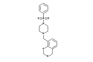 1-(4H-1,3-benzodioxin-8-ylmethyl)-4-besyl-piperazine