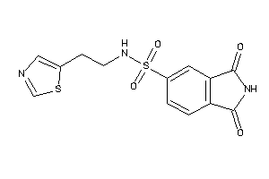 1,3-diketo-N-(2-thiazol-5-ylethyl)isoindoline-5-sulfonamide