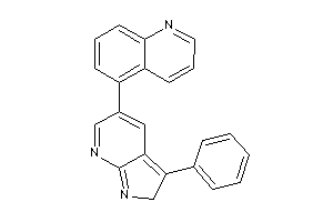 5-(3-phenyl-2H-pyrrolo[2,3-b]pyridin-5-yl)quinoline