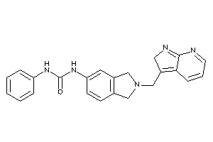 1-phenyl-3-[2-(2H-pyrrolo[2,3-b]pyridin-3-ylmethyl)isoindolin-5-yl]urea