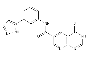 4-keto-N-[3-(1H-pyrazol-5-yl)phenyl]-3H-pyrido[2,3-d]pyrimidine-6-carboxamide