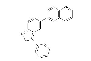 6-(3-phenyl-2H-pyrrolo[2,3-b]pyridin-5-yl)quinoline