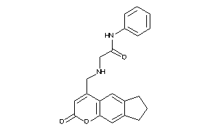 Image of 2-[(2-keto-7,8-dihydro-6H-cyclopenta[g]chromen-4-yl)methylamino]-N-phenyl-acetamide