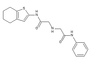 2-[[2-keto-2-(4,5,6,7-tetrahydrobenzothiophen-2-ylamino)ethyl]amino]-N-phenyl-acetamide