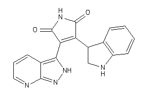 3-indolin-3-yl-4-(2H-pyrazolo[3,4-b]pyridin-3-yl)-3-pyrroline-2,5-quinone