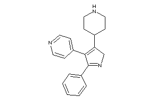 4-[5-phenyl-3-(4-piperidyl)-2H-pyrrol-4-yl]pyridine