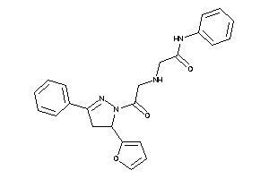 2-[[2-[5-(2-furyl)-3-phenyl-2-pyrazolin-1-yl]-2-keto-ethyl]amino]-N-phenyl-acetamide