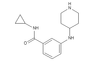 N-cyclopropyl-3-(4-piperidylamino)benzamide