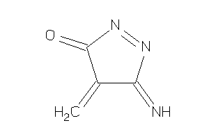 Image of 5-imino-4-methylene-1-pyrazolin-3-one