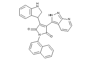 3-indolin-3-yl-1-(1-naphthyl)-4-(2H-pyrazolo[3,4-b]pyridin-3-yl)-3-pyrroline-2,5-quinone