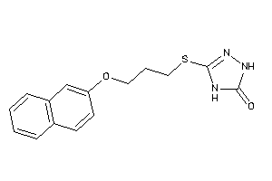 3-[3-(2-naphthoxy)propylthio]-1,4-dihydro-1,2,4-triazol-5-one