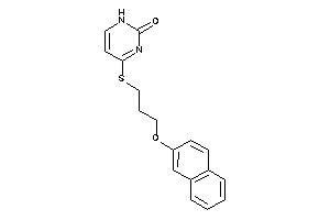 4-[3-(2-naphthoxy)propylthio]-1H-pyrimidin-2-one