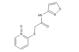 N-isoxazol-3-yl-2-[(1-keto-2-pyridyl)thio]acetamide