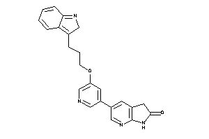 5-[5-[3-(2H-indol-3-yl)propoxy]-3-pyridyl]-1,3-dihydropyrrolo[2,3-b]pyridin-2-one