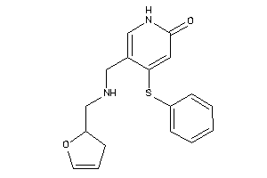 5-[(2,3-dihydrofuran-2-ylmethylamino)methyl]-4-(phenylthio)-2-pyridone