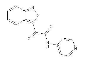 2-(2H-indol-3-yl)-2-keto-N-(4-pyridyl)acetamide