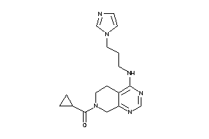Cyclopropyl-[4-(3-imidazol-1-ylpropylamino)-6,8-dihydro-5H-pyrido[3,4-d]pyrimidin-7-yl]methanone