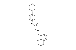 2-(4H-1,3-benzodioxin-8-ylmethylamino)-N-(4-morpholinophenyl)acetamide