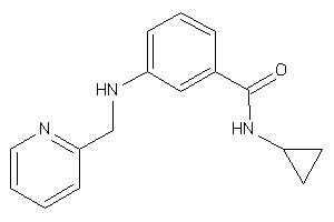 N-cyclopropyl-3-(2-pyridylmethylamino)benzamide