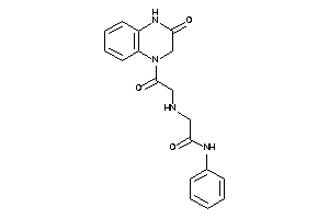 2-[[2-keto-2-(3-keto-2,4-dihydroquinoxalin-1-yl)ethyl]amino]-N-phenyl-acetamide