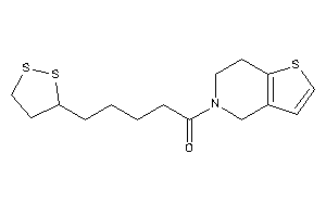1-(6,7-dihydro-4H-thieno[3,2-c]pyridin-5-yl)-5-(dithiolan-3-yl)pentan-1-one