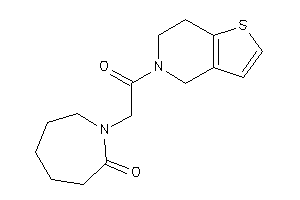 1-[2-(6,7-dihydro-4H-thieno[3,2-c]pyridin-5-yl)-2-keto-ethyl]azepan-2-one