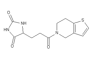 5-[3-(6,7-dihydro-4H-thieno[3,2-c]pyridin-5-yl)-3-keto-propyl]hydantoin