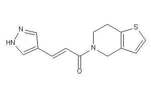 1-(6,7-dihydro-4H-thieno[3,2-c]pyridin-5-yl)-3-(1H-pyrazol-4-yl)prop-2-en-1-one