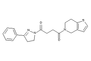 1-(6,7-dihydro-4H-thieno[3,2-c]pyridin-5-yl)-4-(3-phenyl-2-pyrazolin-1-yl)butane-1,4-dione