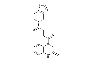 1-(6,7-dihydro-4H-thieno[3,2-c]pyridin-5-yl)-4-(3-keto-2,4-dihydroquinoxalin-1-yl)butane-1,4-dione