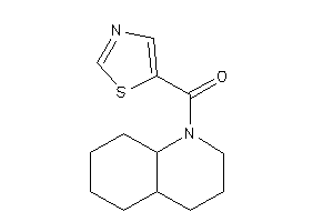 3,4,4a,5,6,7,8,8a-octahydro-2H-quinolin-1-yl(thiazol-5-yl)methanone