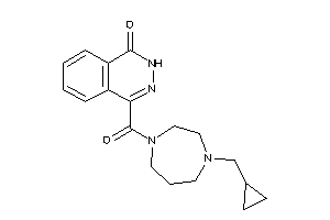 4-[4-(cyclopropylmethyl)-1,4-diazepane-1-carbonyl]-2H-phthalazin-1-one