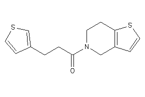 1-(6,7-dihydro-4H-thieno[3,2-c]pyridin-5-yl)-3-(3-thienyl)propan-1-one