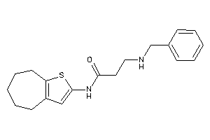 3-(benzylamino)-N-(5,6,7,8-tetrahydro-4H-cyclohepta[b]thiophen-2-yl)propionamide