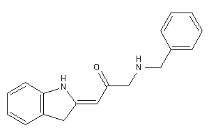 1-(benzylamino)-3-indolin-2-ylidene-acetone