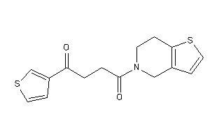 1-(6,7-dihydro-4H-thieno[3,2-c]pyridin-5-yl)-4-(3-thienyl)butane-1,4-dione