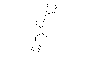 1-(3-phenyl-2-pyrazolin-1-yl)-2-(triazol-1-yl)ethanone