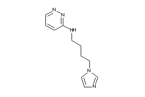 4-imidazol-1-ylbutyl(pyridazin-3-yl)amine