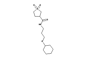 N-[3-(cyclohexoxy)propyl]-1,1-diketo-thiolane-3-carboxamide