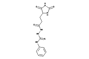 1-[3-(2,5-diketoimidazolidin-4-yl)propanoylamino]-3-phenyl-thiourea