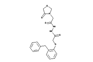 2-(2-benzylphenoxy)-N'-[2-(4-ketothiazolidin-3-yl)acetyl]acetohydrazide