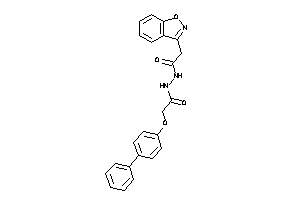 N'-(2-indoxazen-3-ylacetyl)-2-(4-phenylphenoxy)acetohydrazide