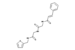 Image of N-[2-[[2-(2-furfurylamino)-2-keto-ethyl]amino]-2-keto-ethyl]-3-phenyl-acrylamide