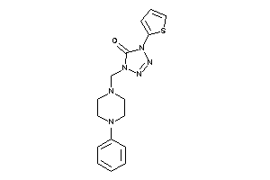 1-[(4-phenylpiperazino)methyl]-4-(2-thienyl)tetrazol-5-one