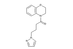 1-(2,3-dihydro-1,4-benzoxazin-4-yl)-4-pyrazol-1-yl-butan-1-one