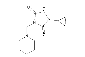 5-cyclopropyl-3-(piperidinomethyl)hydantoin